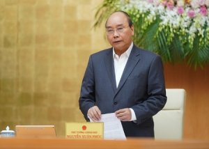 Thủ tướng phát biểu kết luận phiên họp Chính phủ thường kỳ tháng 3/2020