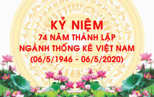 Chào mừng kỷ niệm 74 năm ngày thành lập ngành Thống kê Việt Nam