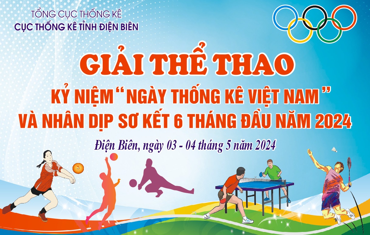Cục Thống kê tổ chức giải thể thao hướng tới kỷ niệm “Ngày Thống kê Việt Nam” và nhân dịp sơ kết 6 tháng đầu năm 2024